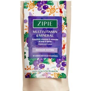 Zipie Multivitamin & Mineral, 60 stk (Restlager)